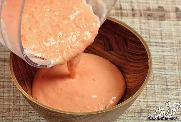 ماسک با گوجه و ماست